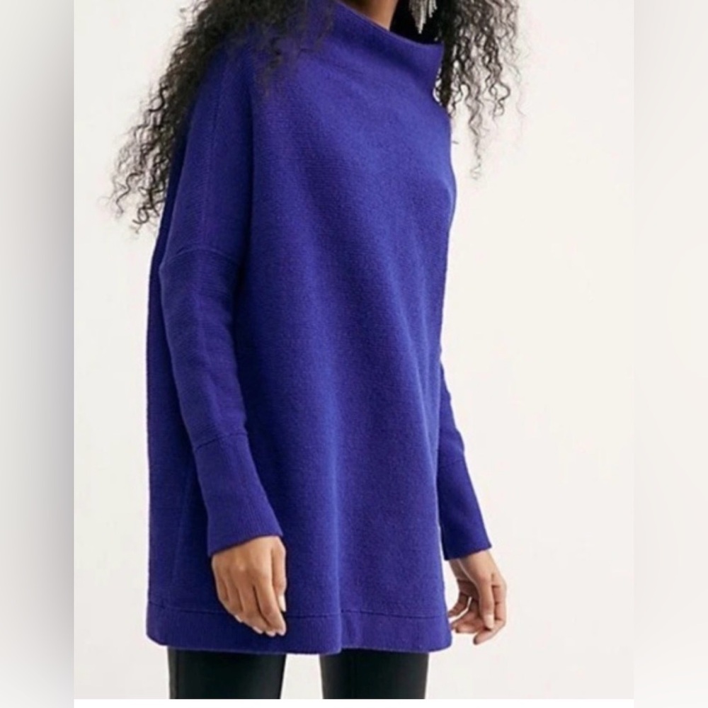 Free People | Ottoman Slouchy Tunic in Spectrum Blue